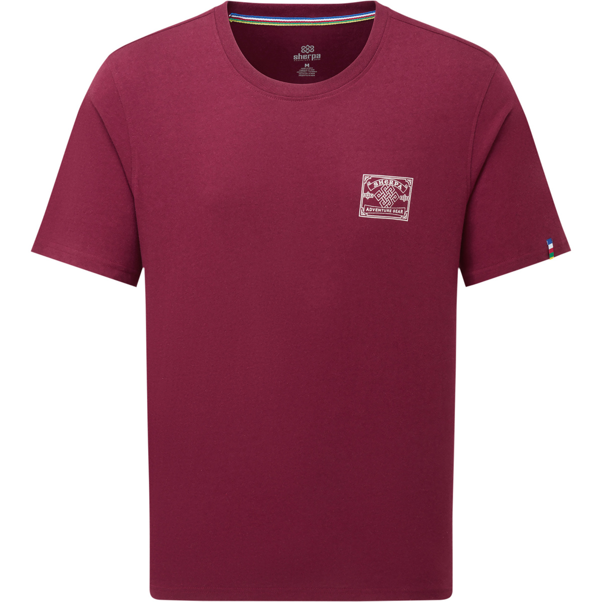 Image of Sherpa Adventure Gear Uomo Maglietta Jutnu Badge