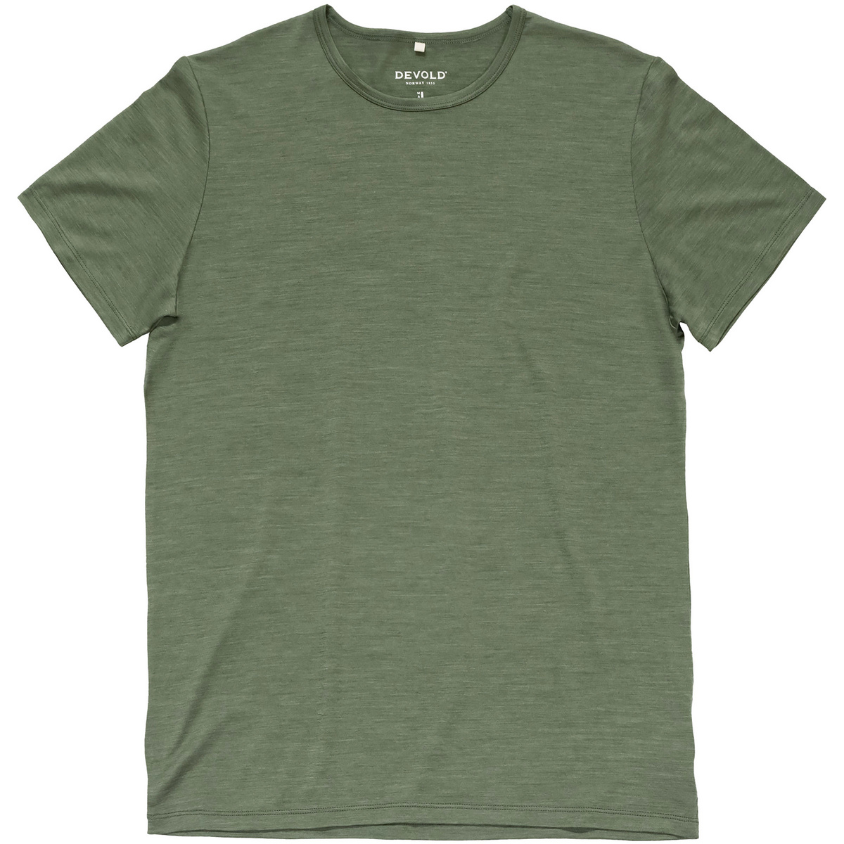 Devold Herren Active Stamp T-Shirt (Größe M, oliv)