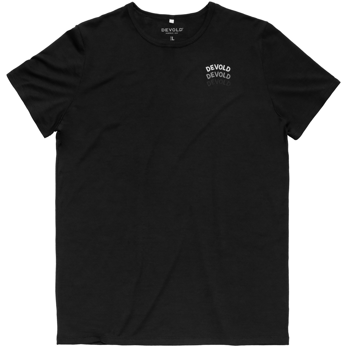 Devold Herren Active Legacy T-Shirt (Größe L, schwarz)