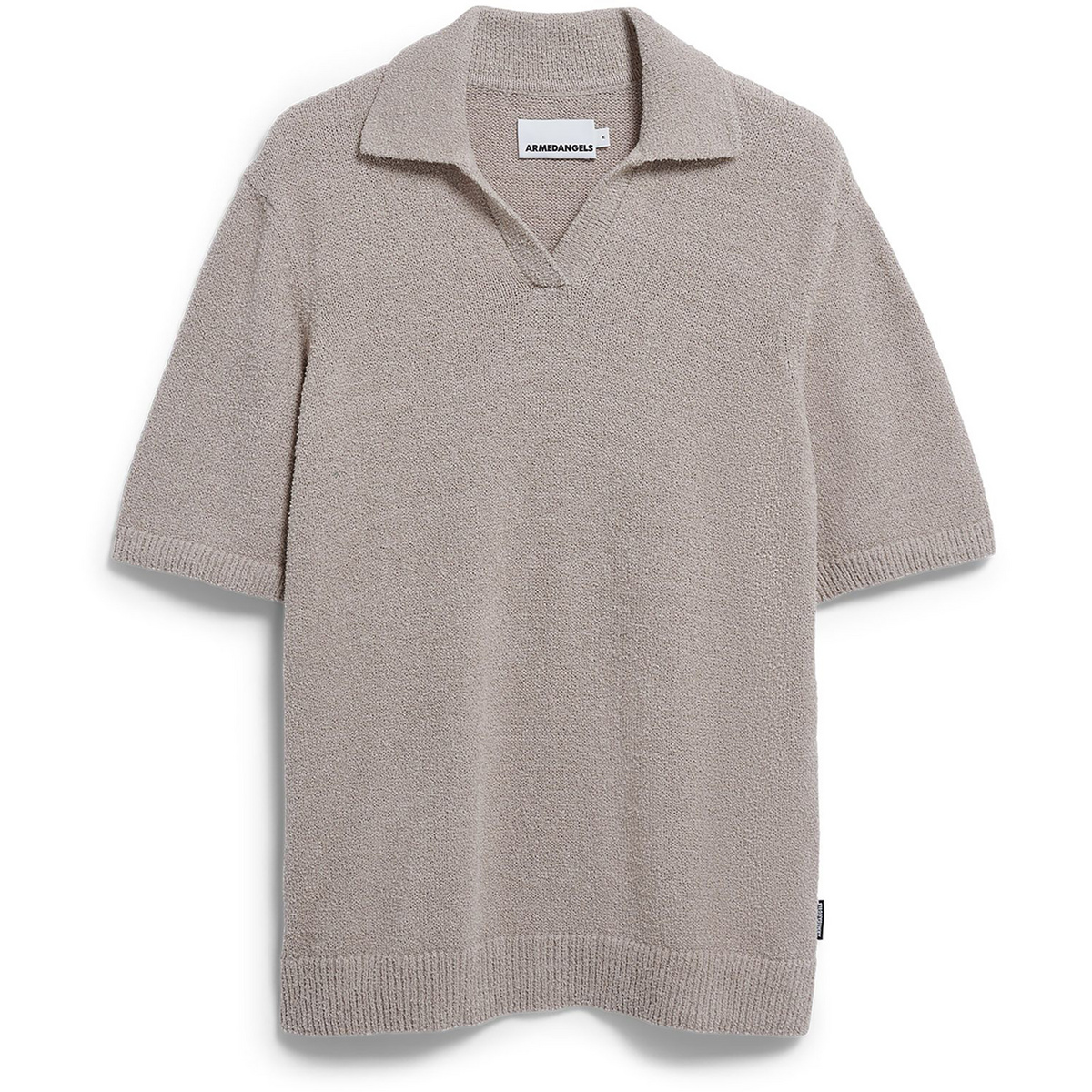 Image of Armedangels Uomo Maglietta Boucle Knit Polo