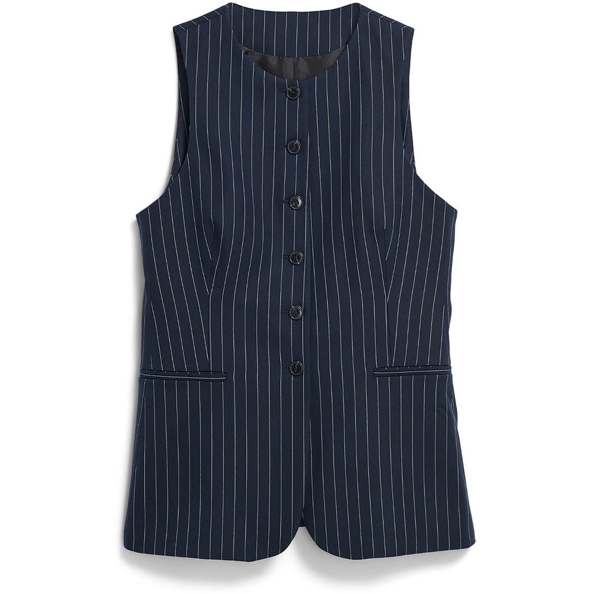 Image of Armedangels Donna Camicetta Long Pinstripe