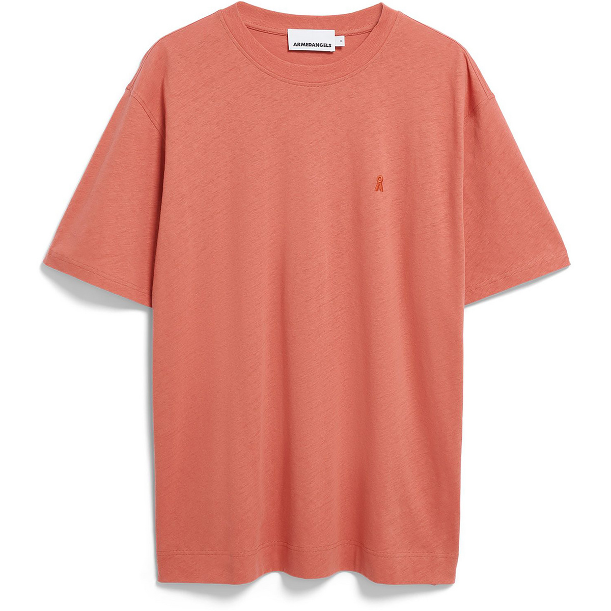 Image of Armedangels Uomo Maglietta Maarkos Linen Blend