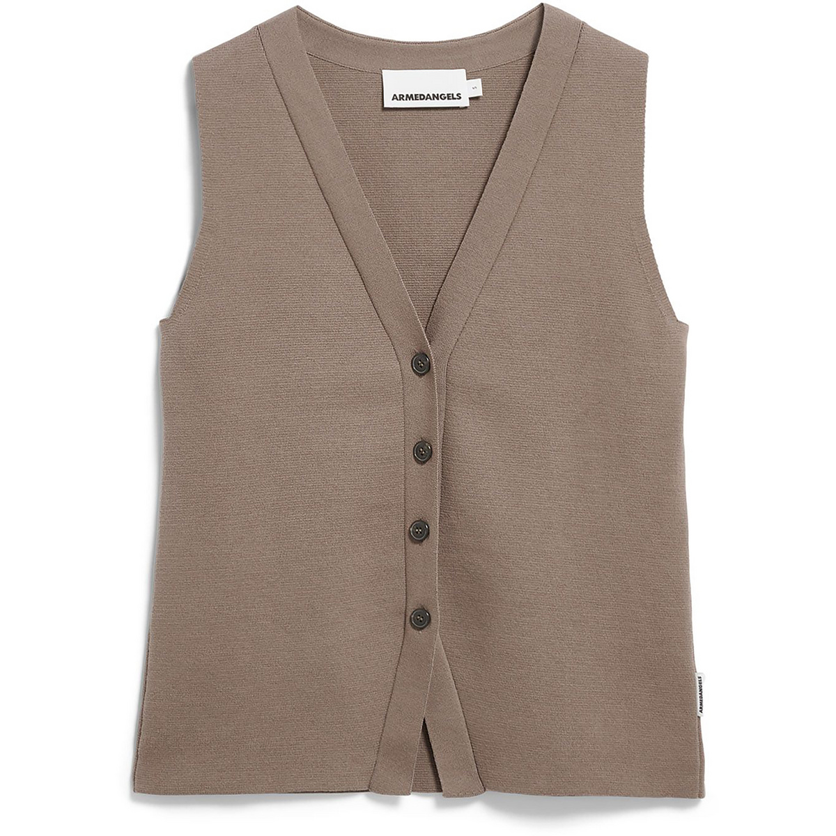 Image of Armedangels Donna Gilet Compact Buttoned Knit