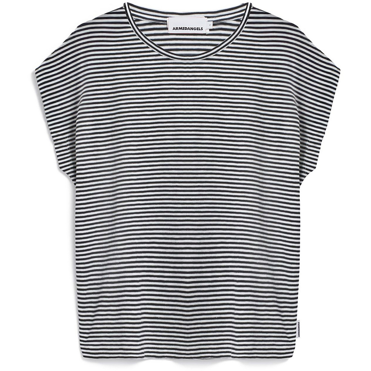 Image of Armedangels Damen Slub Jersey Stripe T-Shirt