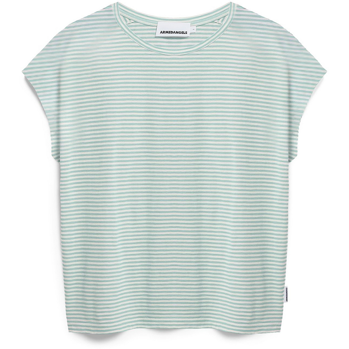 Image of Armedangels Donna Maglietta Slub Jersey Stripe