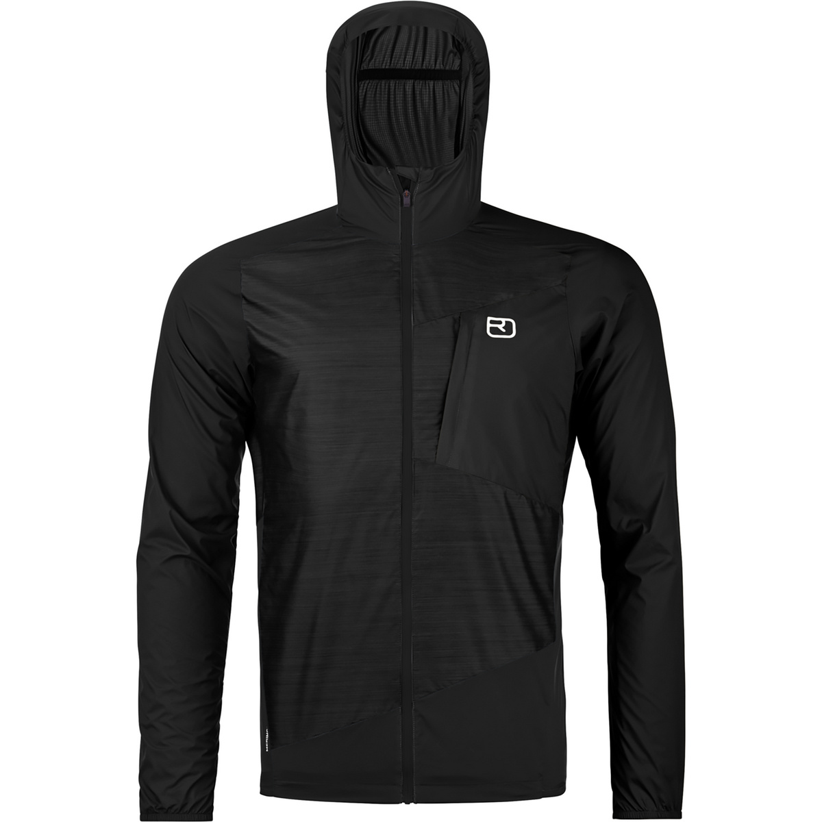Ortovox Herren Trace Windbreaker Jacke (Größe XXL, schwarz)