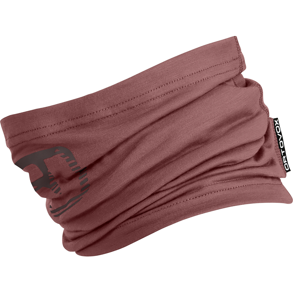 Ortovox 120 Cool Tec Logo Schlauchtuch (Größe ONE SIZE, rot)