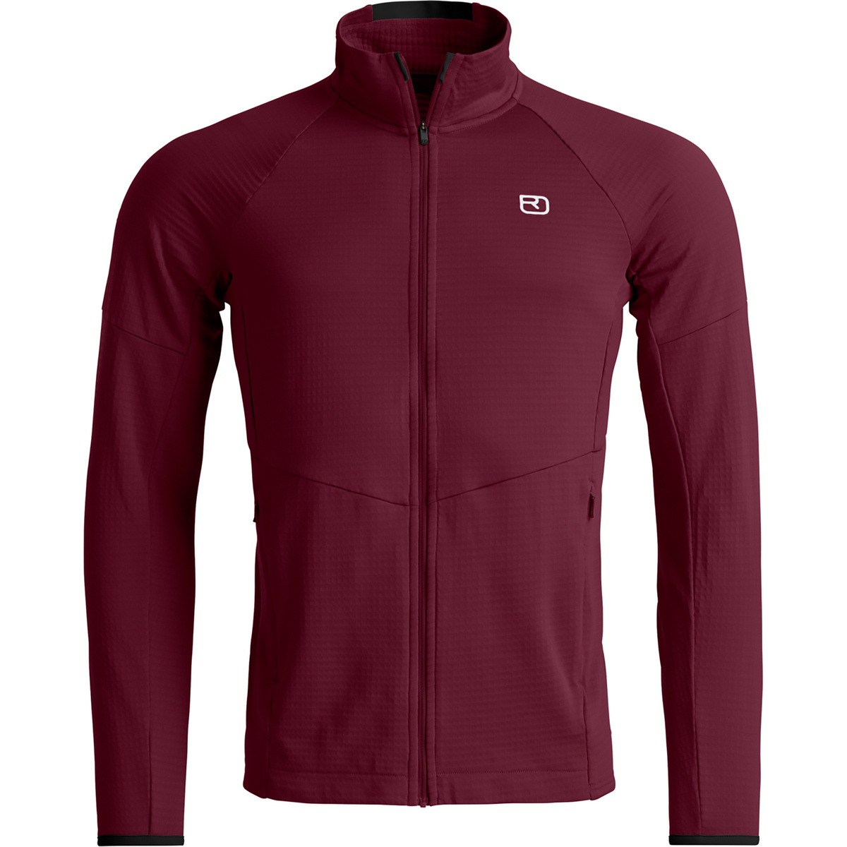 Ortovox Herren Fleece Light Grid Jacke (Größe M, rot)