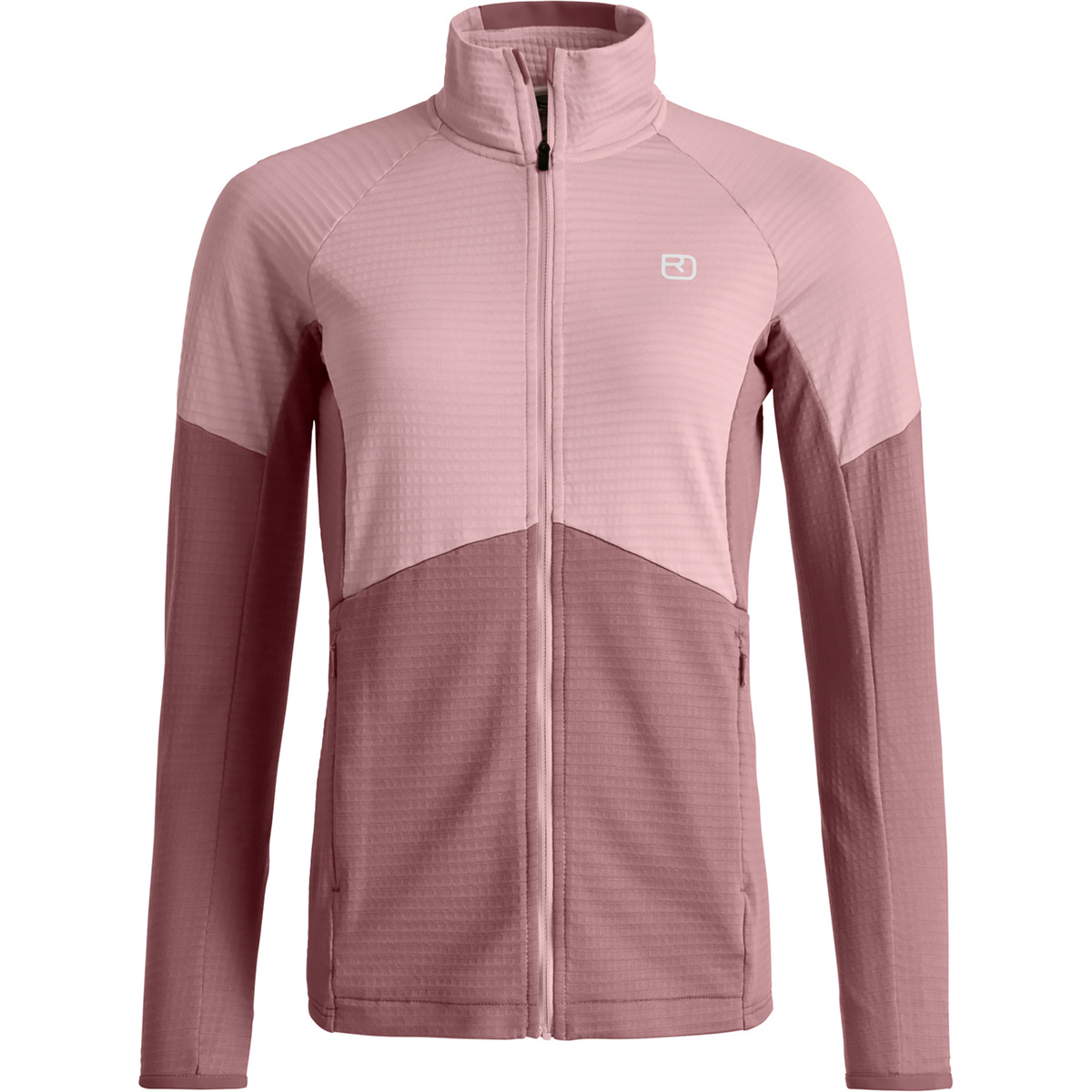 Ortovox Damen Fleece Light Grid Jacke (Größe S, rosa)