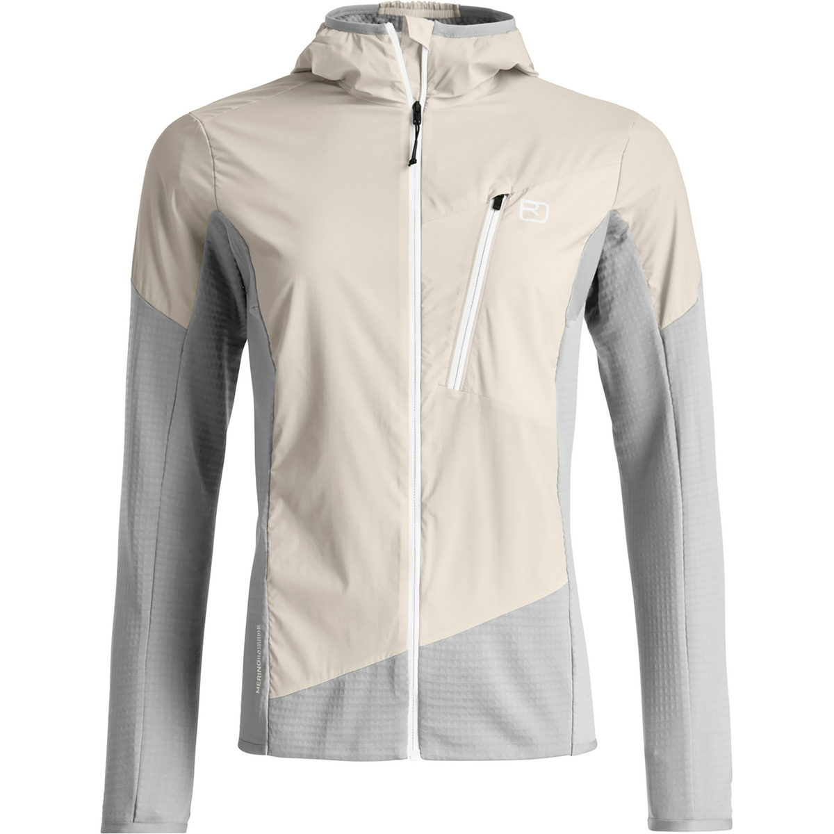Ortovox Damen Trace Hybrid Jacke (Größe M, beige)