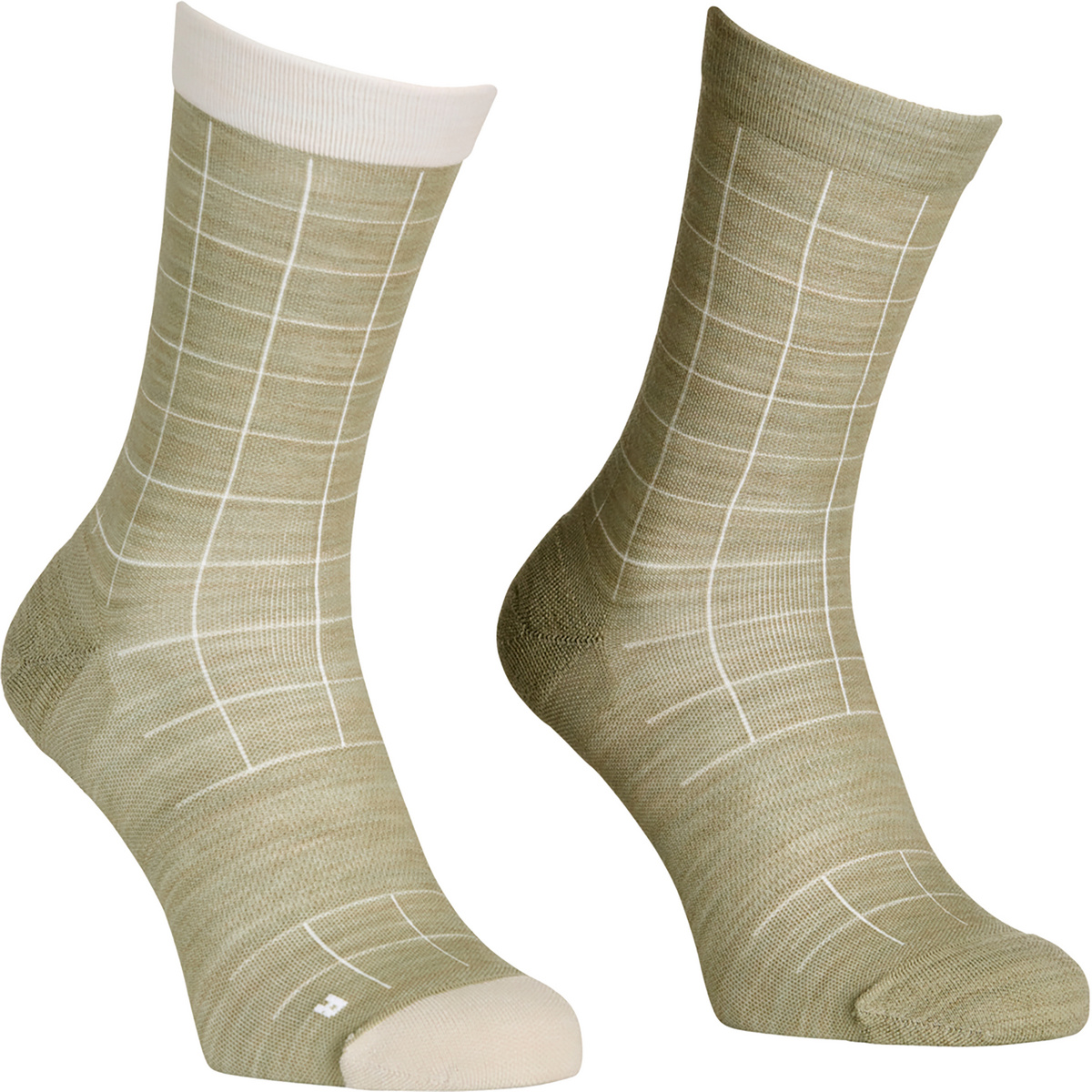Ortovox Herren MTB Mid Light Socken (Größe 45 , beige)