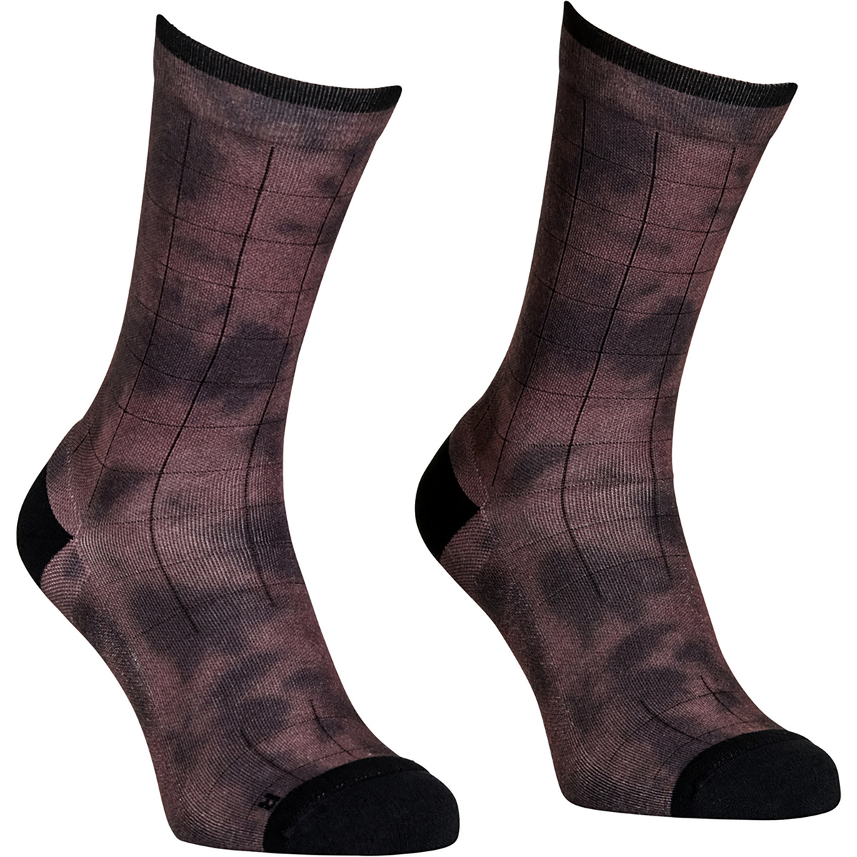 Ortovox Herren MTB Mid Socken (Größe 45 , lila)
