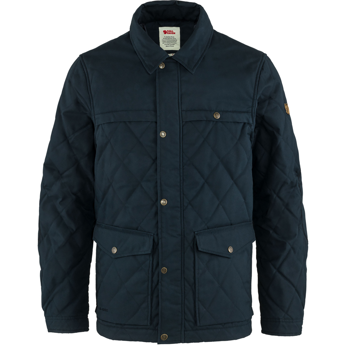Fjällräven Övik Wool Padded Jacke (Größe M, blau)