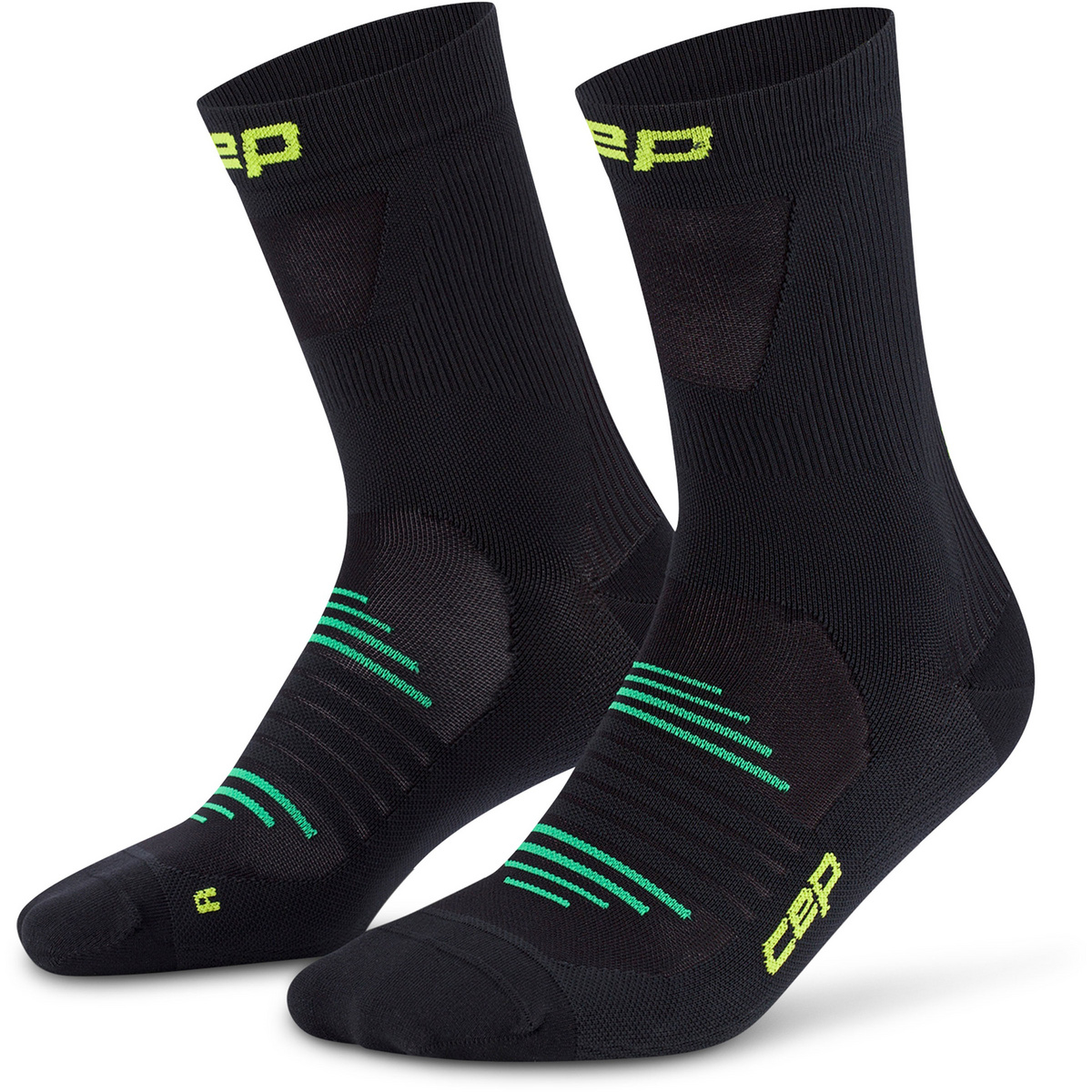 CEP Damen Pro Run Ultralight Socken (Größe 34 , schwarz)