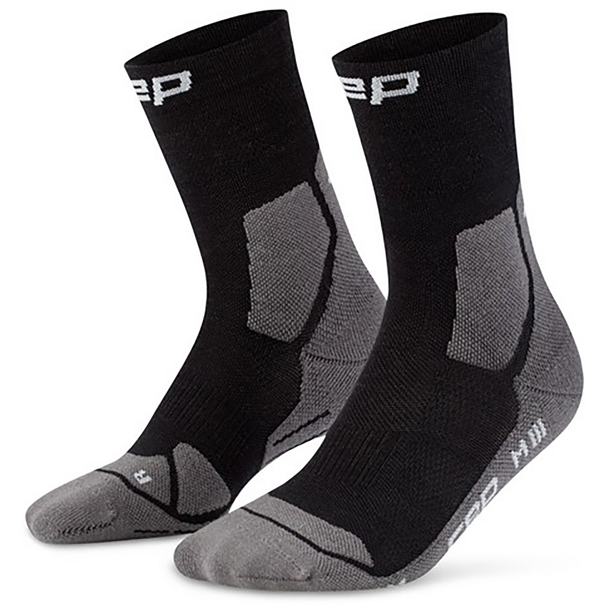 CEP Damen Hiking Light Cushion Socken (Größe 37 , schwarz)