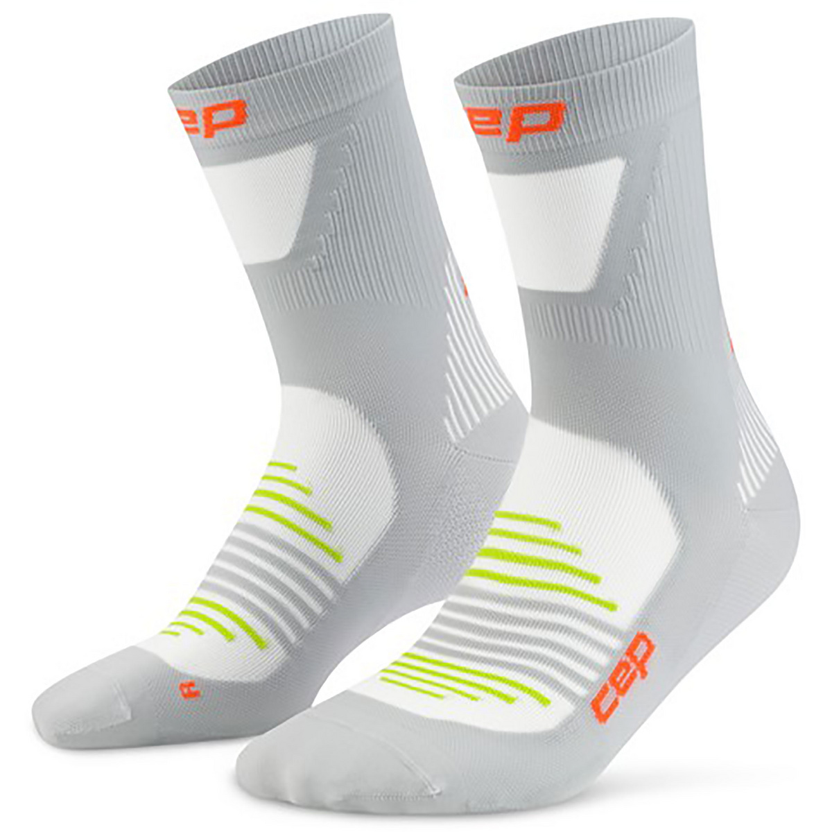 CEP Homme Chaussettes Pro Run Ultralight (taille 42 , Gris)
