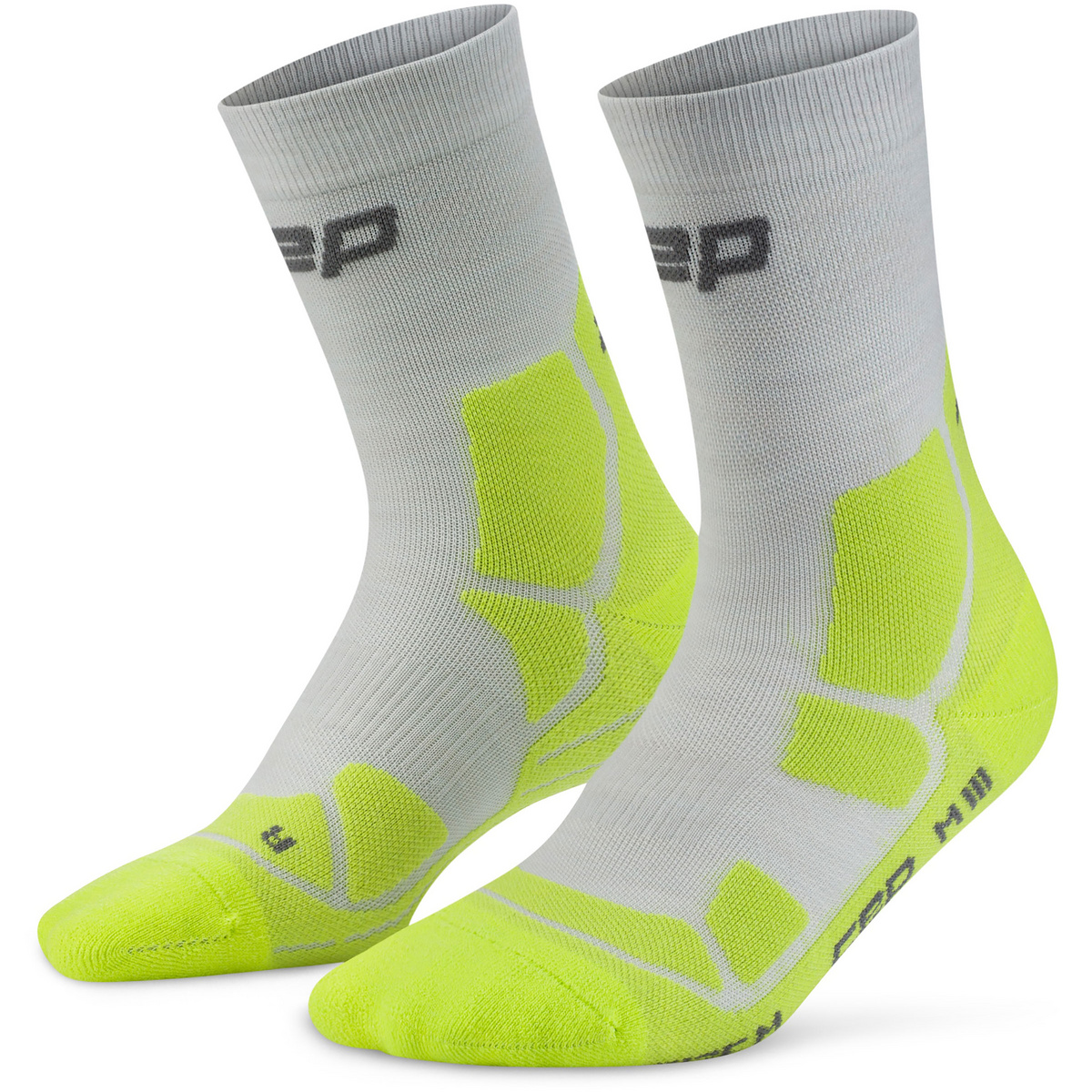 CEP Herren Hiking Mid Cushion Socken (Größe 45 , gruen)