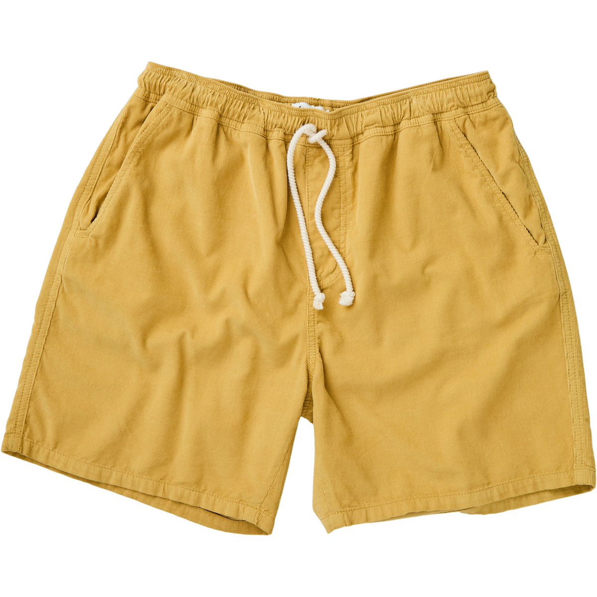 Brava Fabrics Herren Baby Cord Shorts (Größe S, gelb)