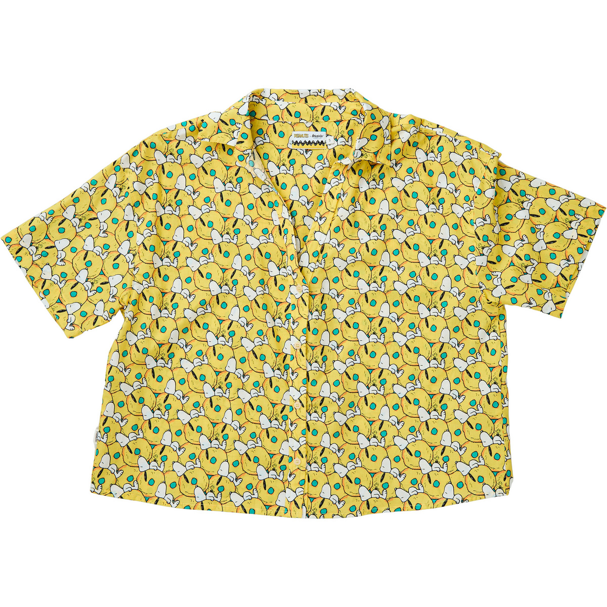 Image of Brava Fabrics Donna Camicetta Peanuts Donuts Cropped