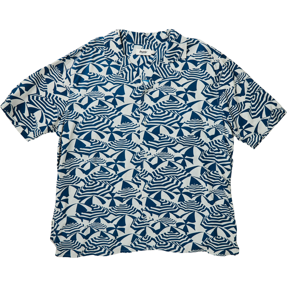 Brava Fabrics Herren Sombrillas Aloha Hemd (Größe M, blau)