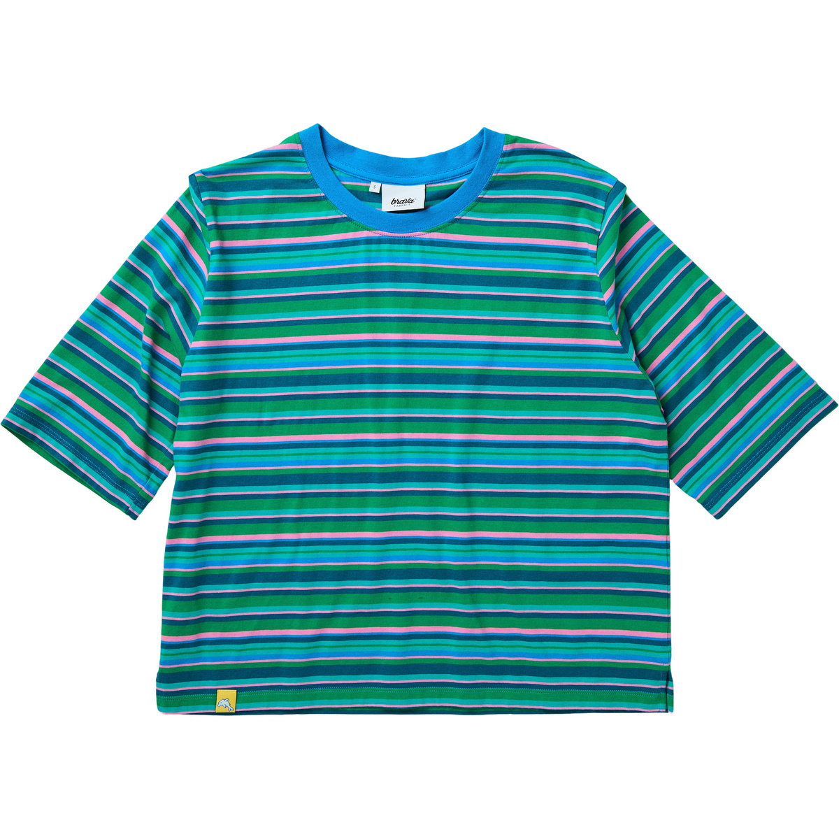 Image of Brava Fabrics Damen Stripes Boxy T-Shirt
