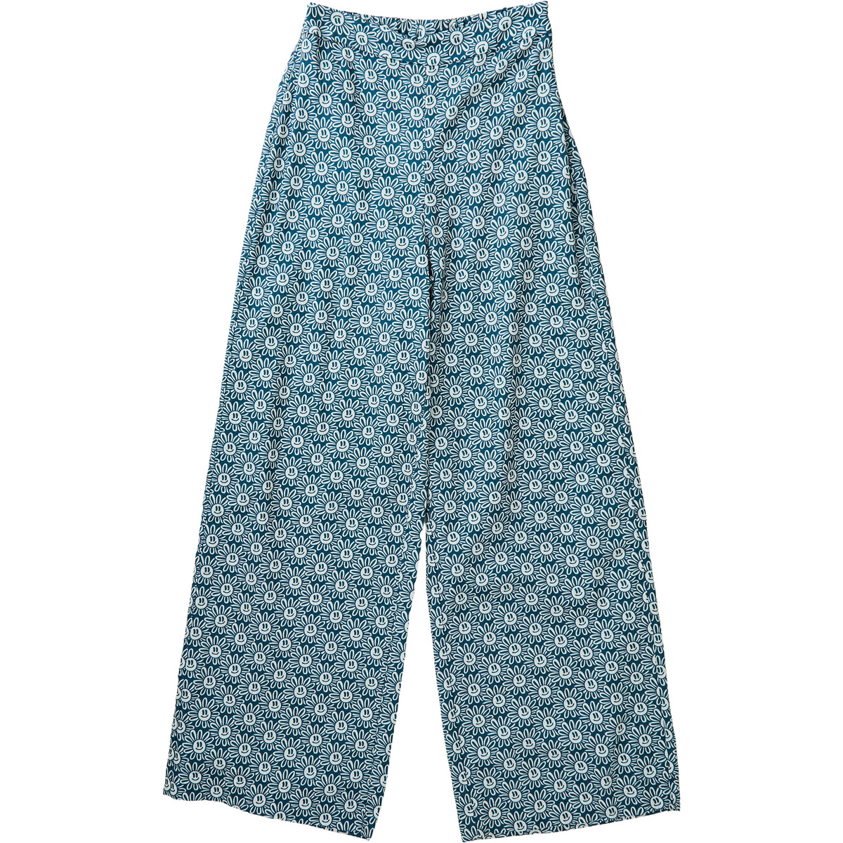 Image of Brava Fabrics Donna Pantaloni Asis Percales Daisy Wide