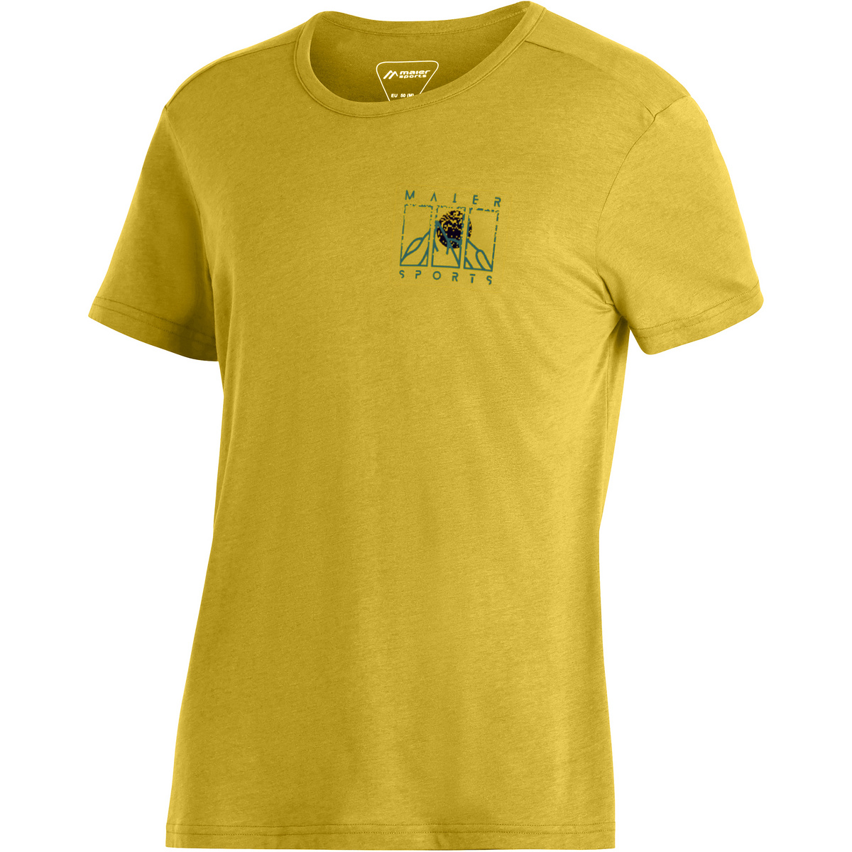 Maier Sports Herren Jorgen T-Shirt (Größe 3XL, gelb)