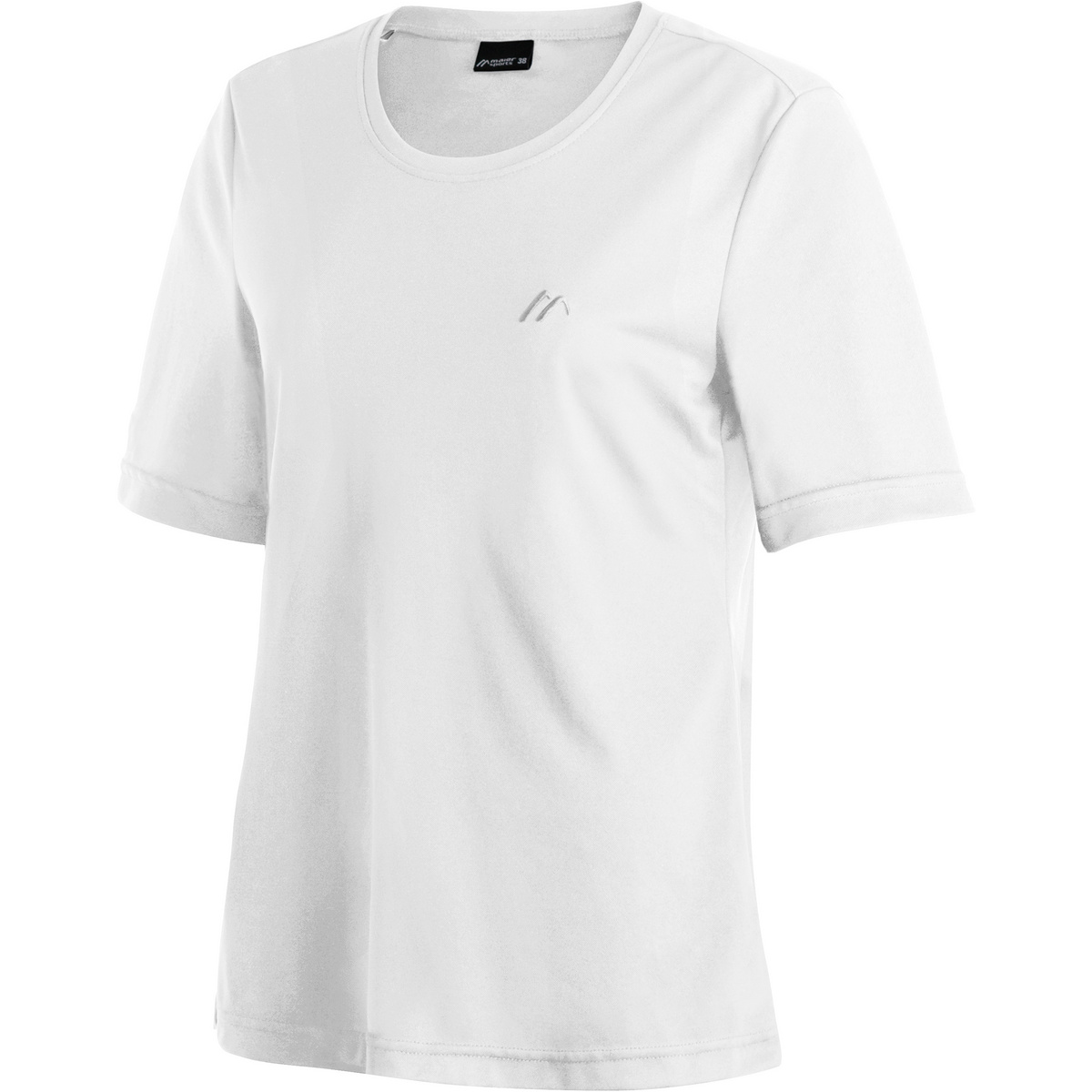 Maier Sports Damen Waltraud T-Shirt (Größe L, weiss)
