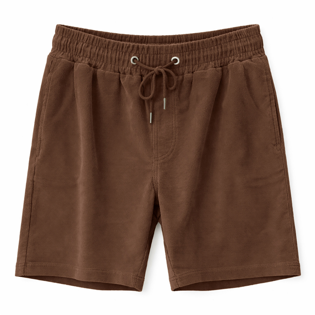 Mazine Herren Corduroy Pull-On Shorts (Größe L, braun)