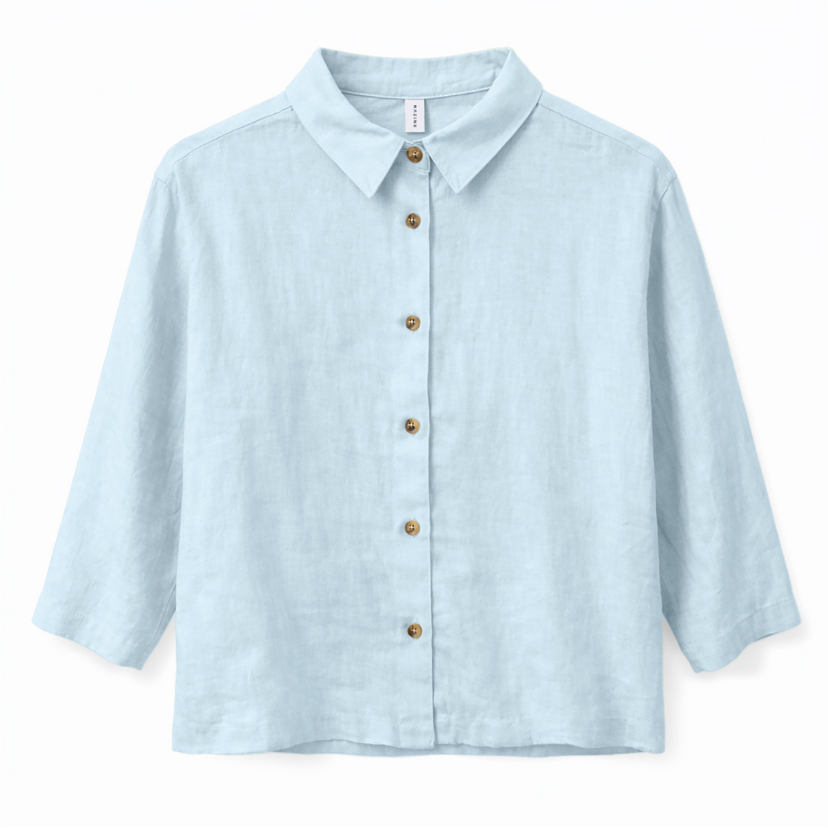 Image of Mazine Donna Camicetta 3/4 Sleeve Linen