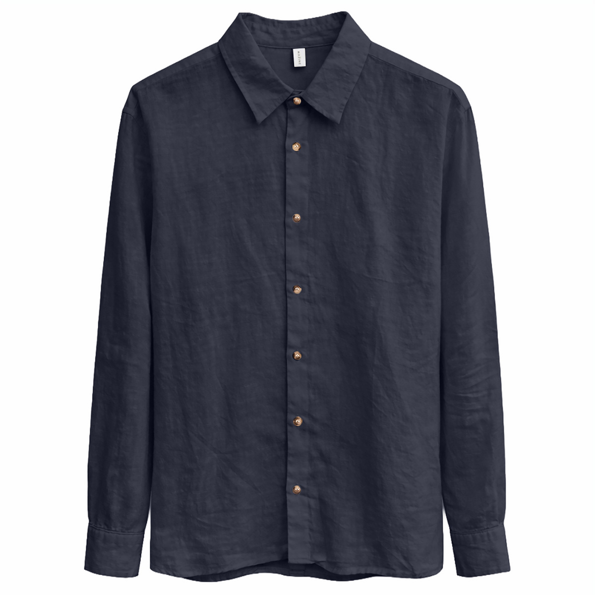 Mazine Herren Classic Linen Hemd (Größe XL, blau)