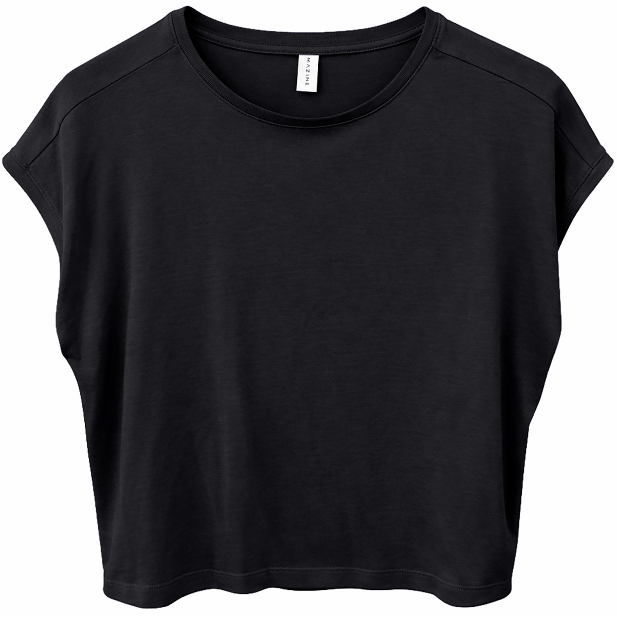 Image of Mazine Damen Ecovero Viscose Cropped T-Shirt