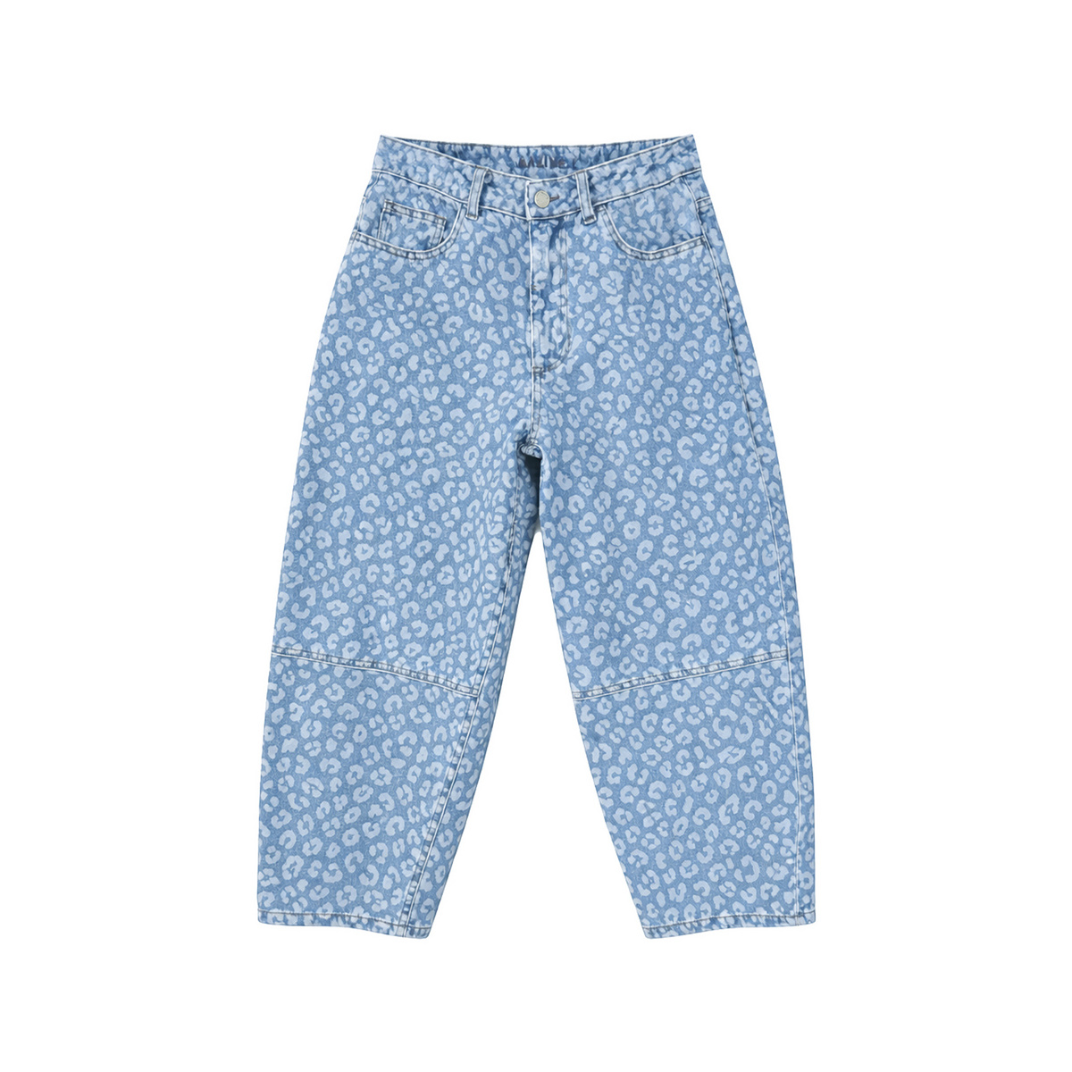 Image of Mazine Damen Printed Barrel Leg Jeans