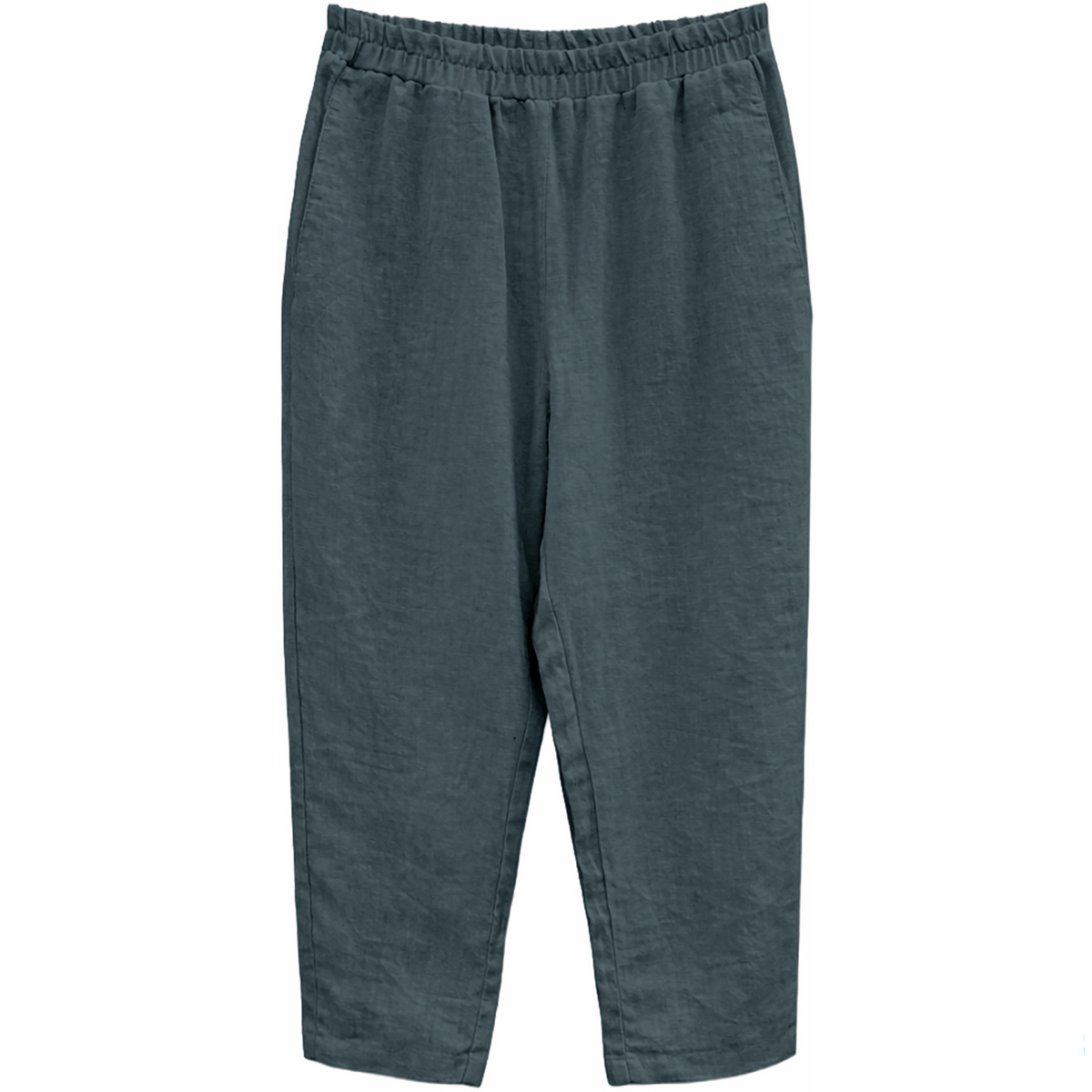 Mazine Damen Straight Leg Linen Hose (Größe XS, grau)