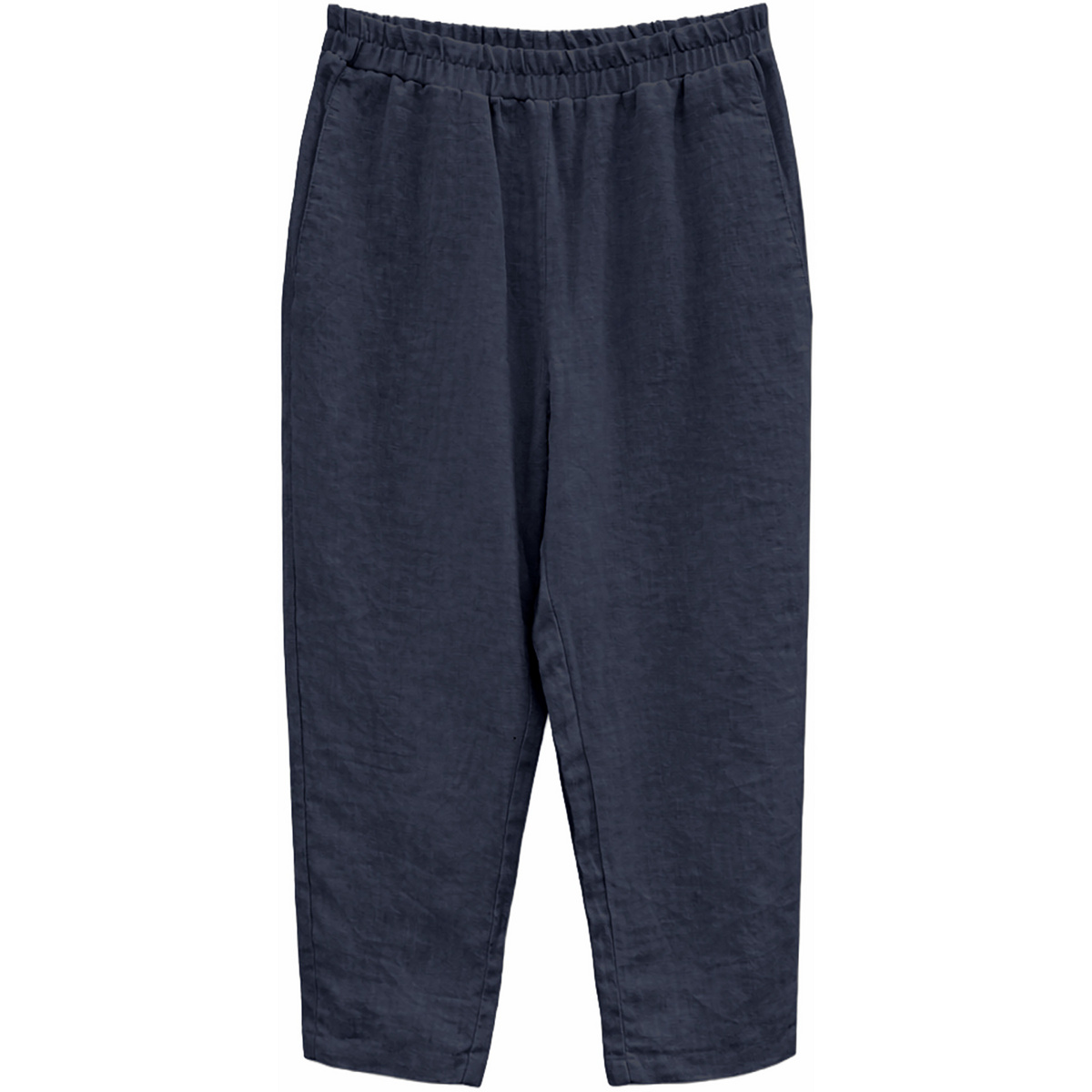 Mazine Damen Straight Leg Linen Hose (Größe M, blau)