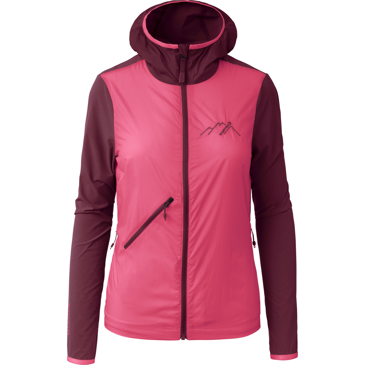 Martini Sportswear Damen Alpmate WB Hybrid Hoodie Jacke (Größe M, pink)