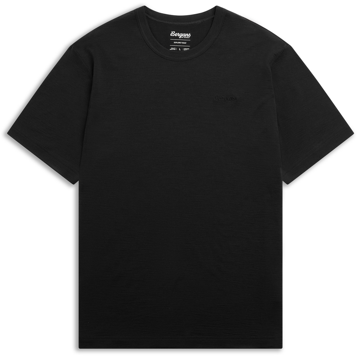 Image of Bergans Uomo Maglietta Logo Merino