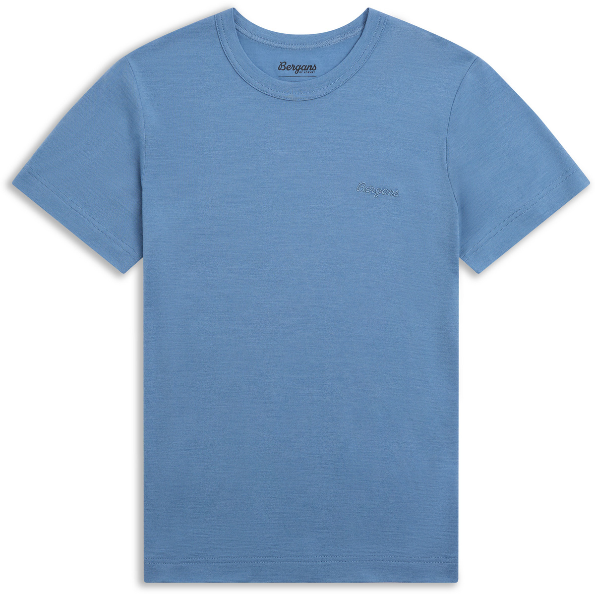 Bergans Damen Logo Merino T-Shirt (Größe XL, blau)