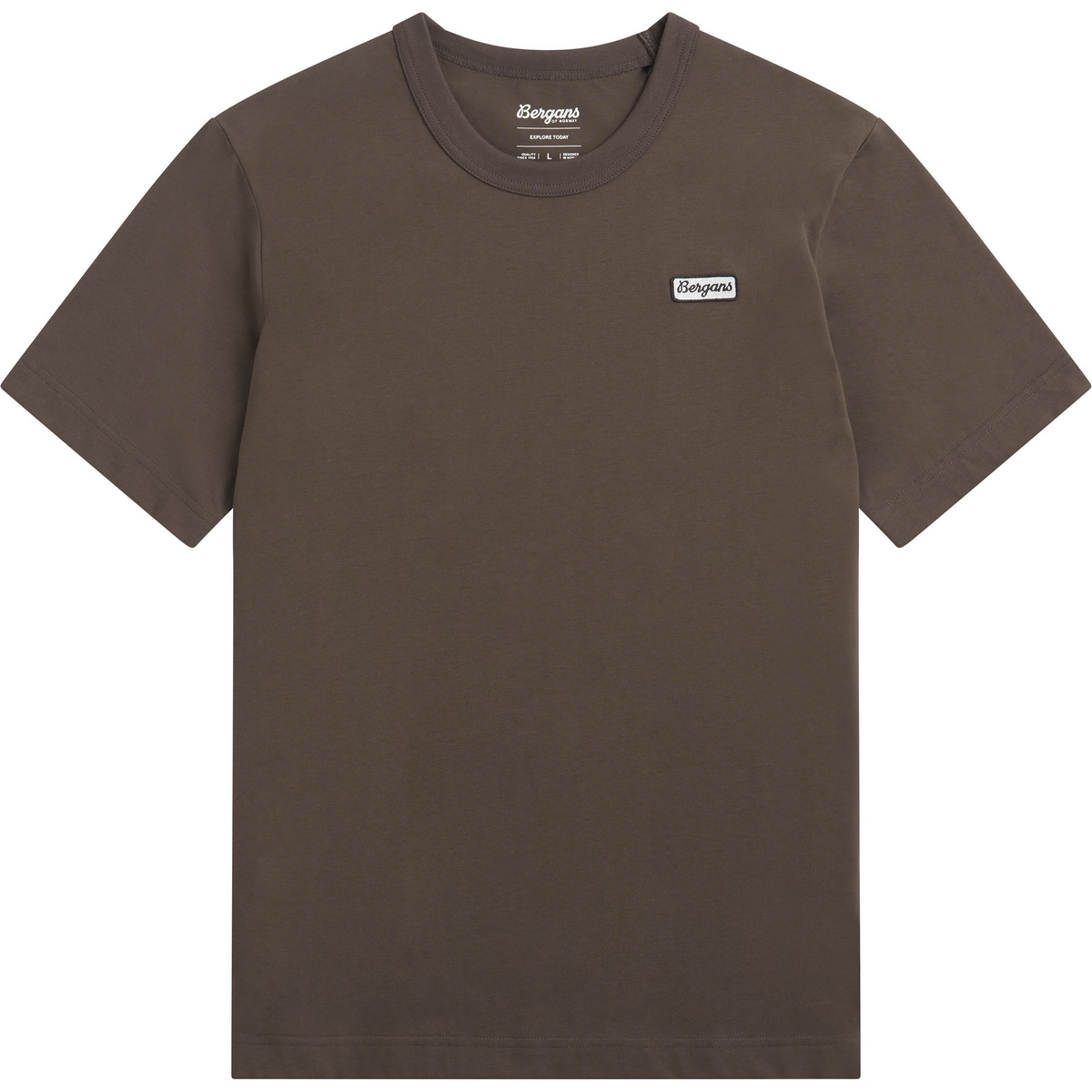 Bergans Herren Logo Cotton T-Shirt (Größe M, braun)