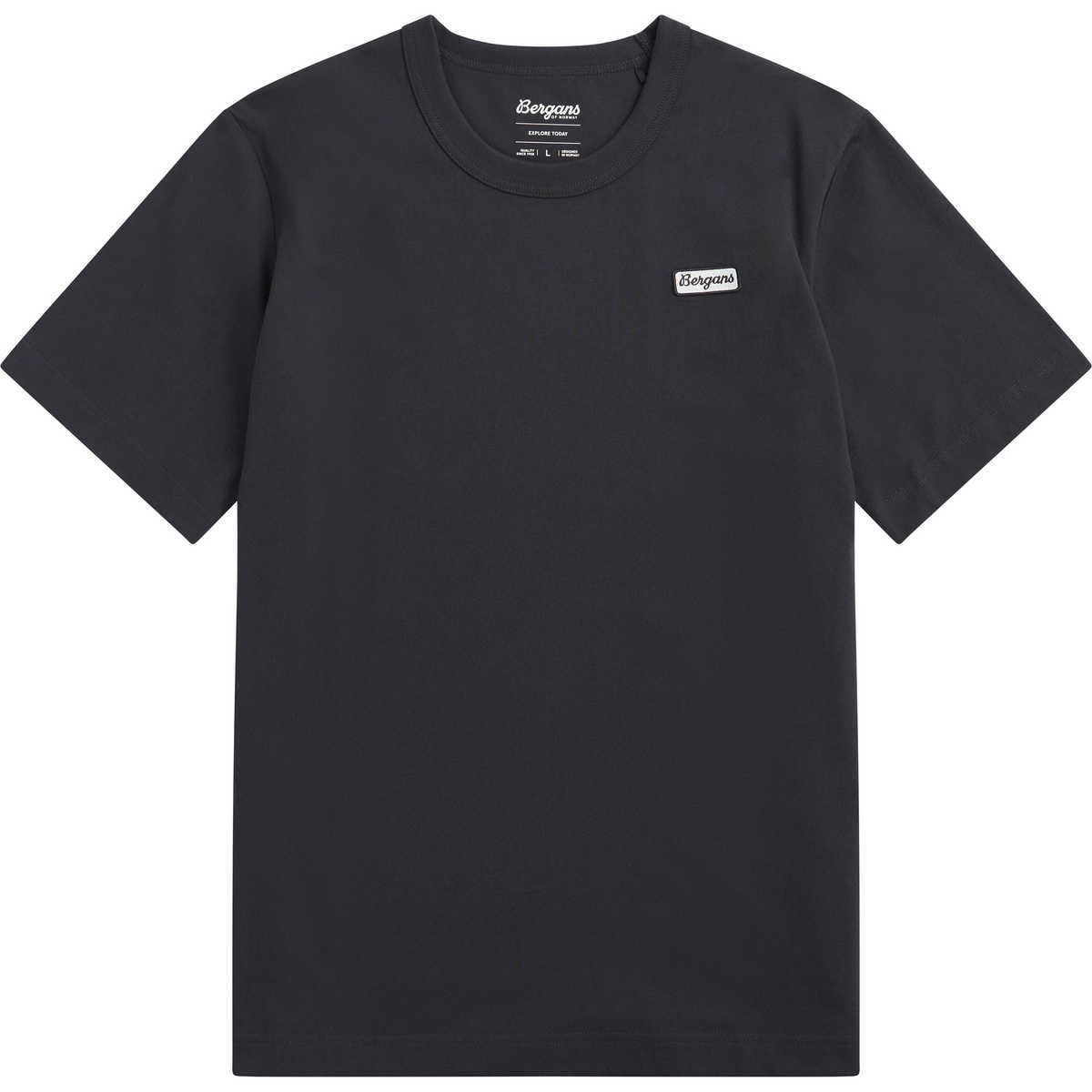 Image of Bergans Uomo Maglietta Logo Cotton