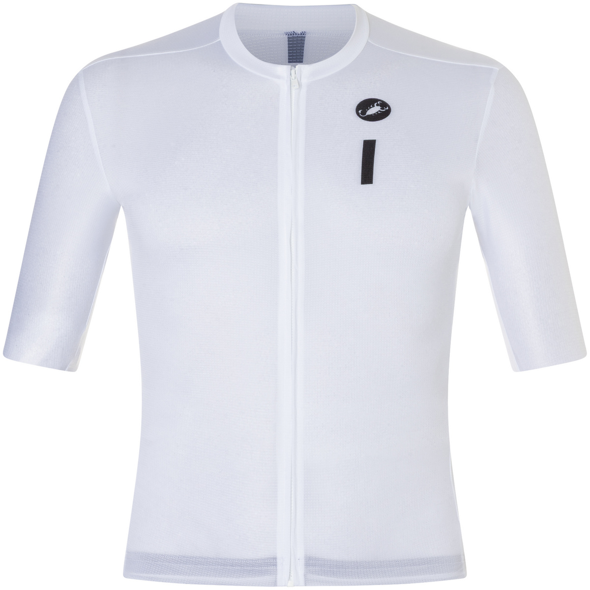 Castelli Herren Drittone Logo Trikot (Größe S, weiss)