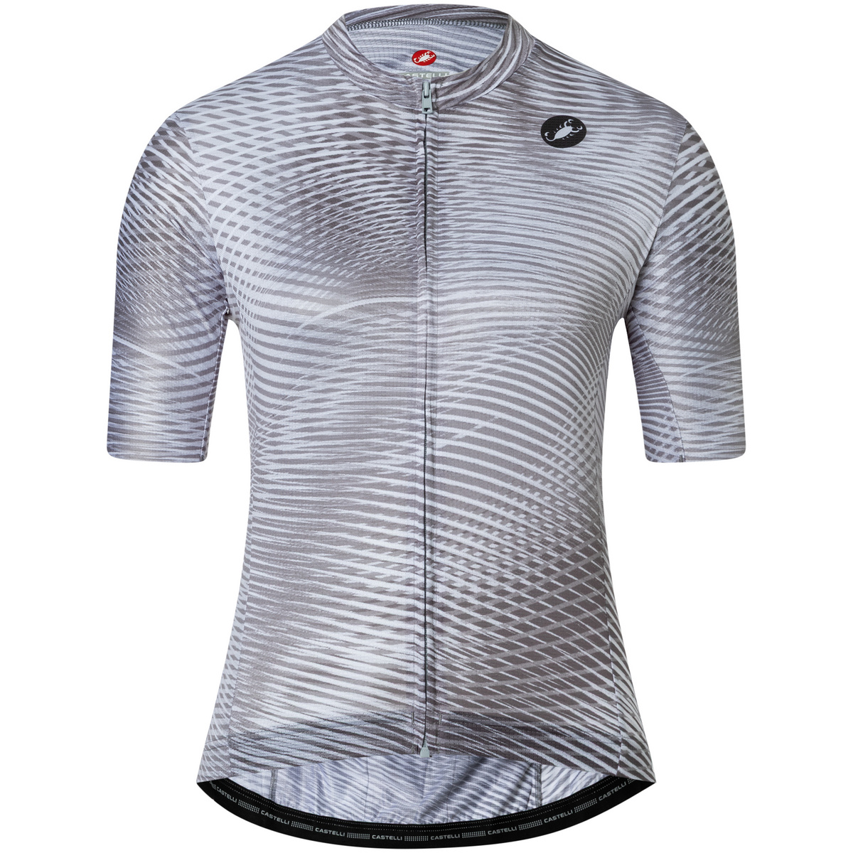 Castelli Damen Cosmic Vortex Trikot (Größe L, grau)