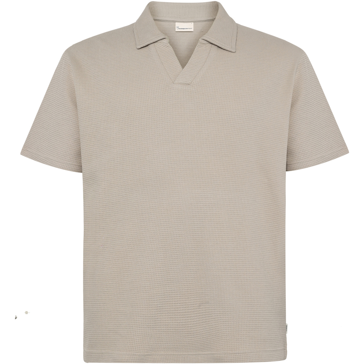 Image of KnowledgeCotton Apparel Uomo Maglietta Waffle Polo