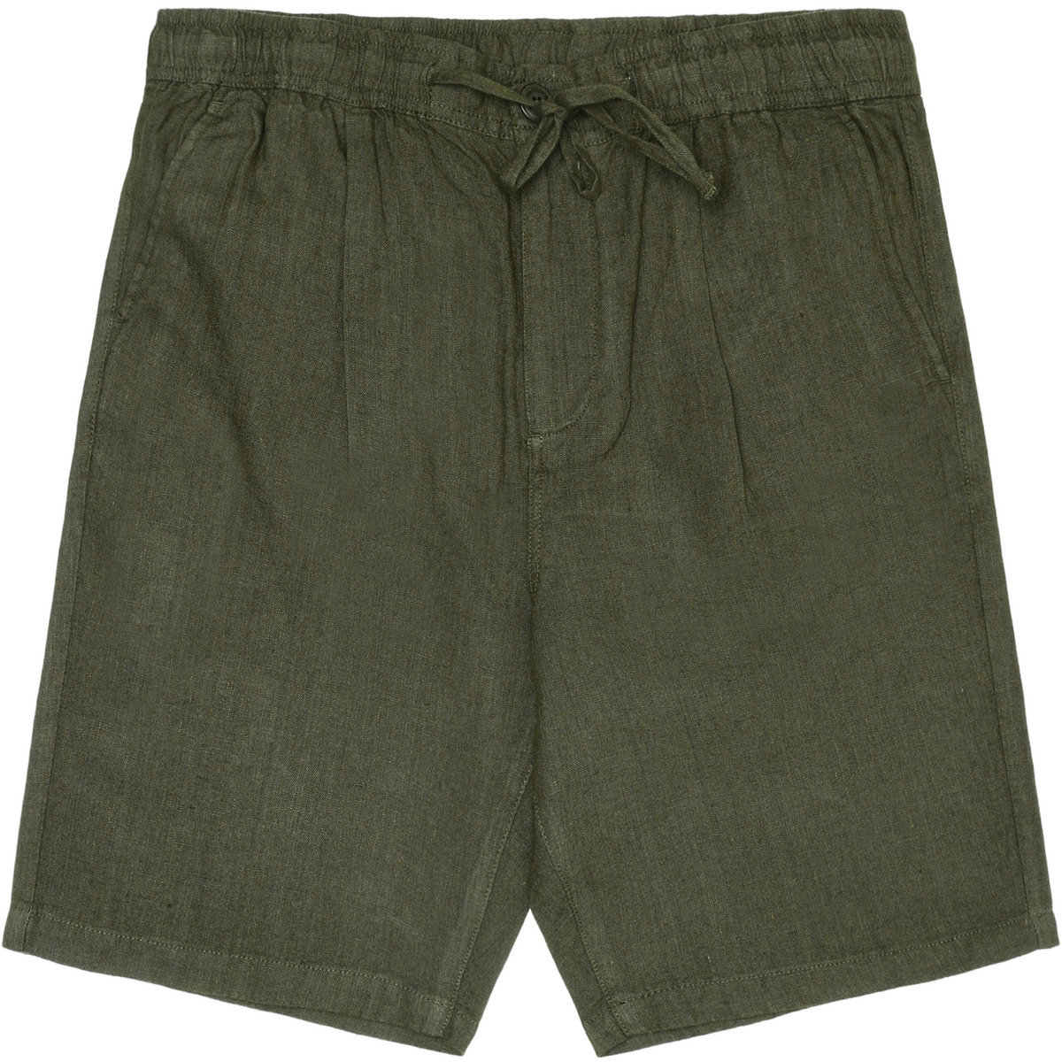 Image of KnowledgeCotton Apparel Herren Fig Loose Linen Shorts