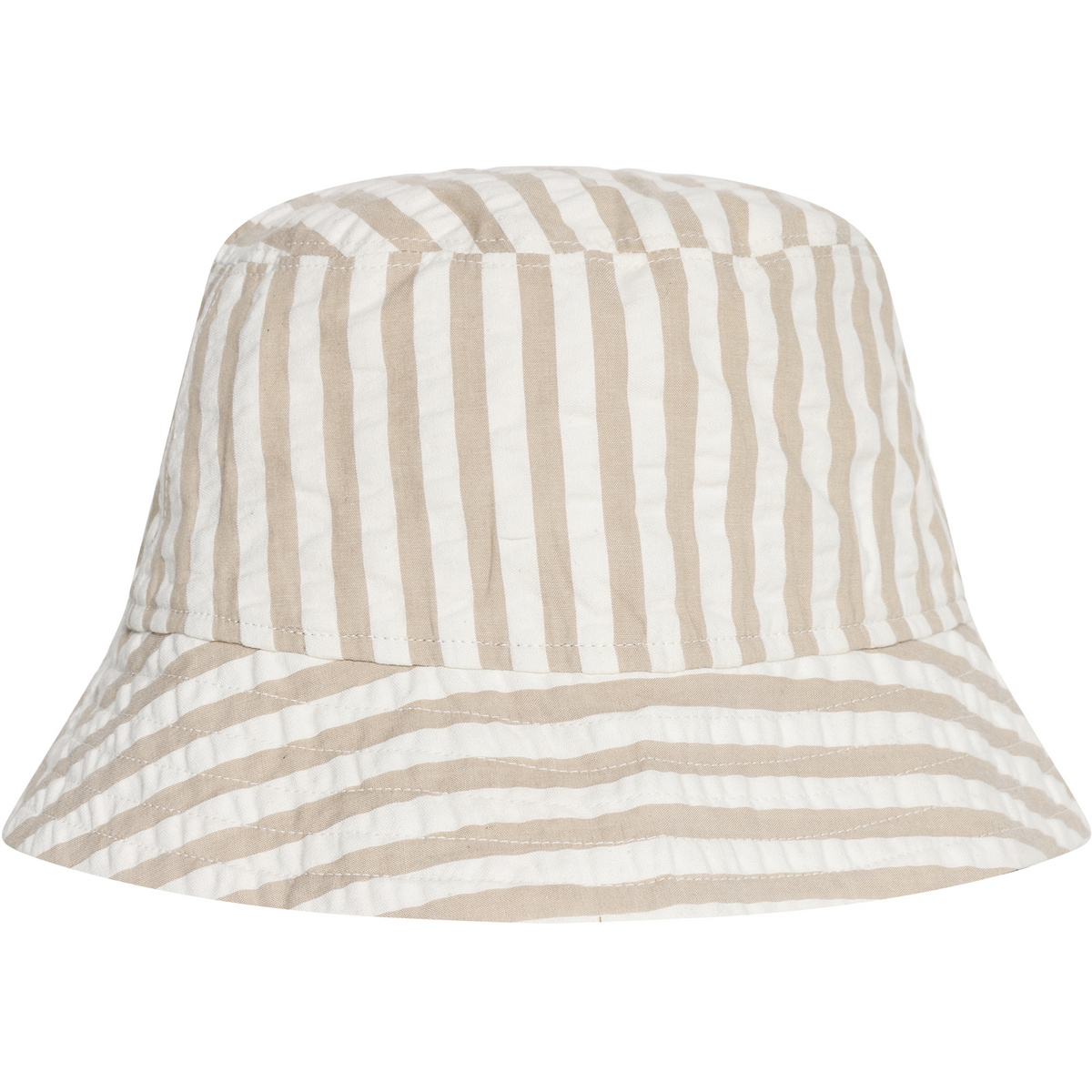 Image of KnowledgeCotton Apparel Cappello Seersucker Stripe Bucket