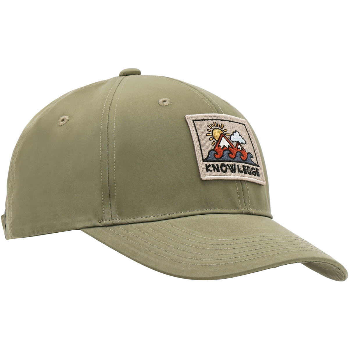 Image of KnowledgeCotton Apparel Vent Canvas 200 Classic Badge Cap