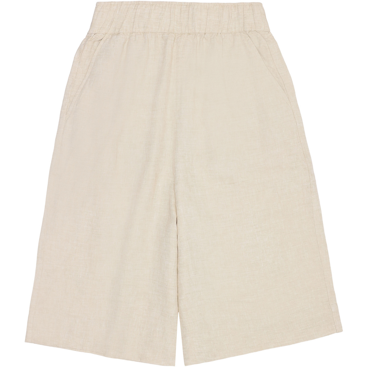 Image of KnowledgeCotton Apparel Donna Pantaloncini Eve Culotte High-Rise Wide Linen