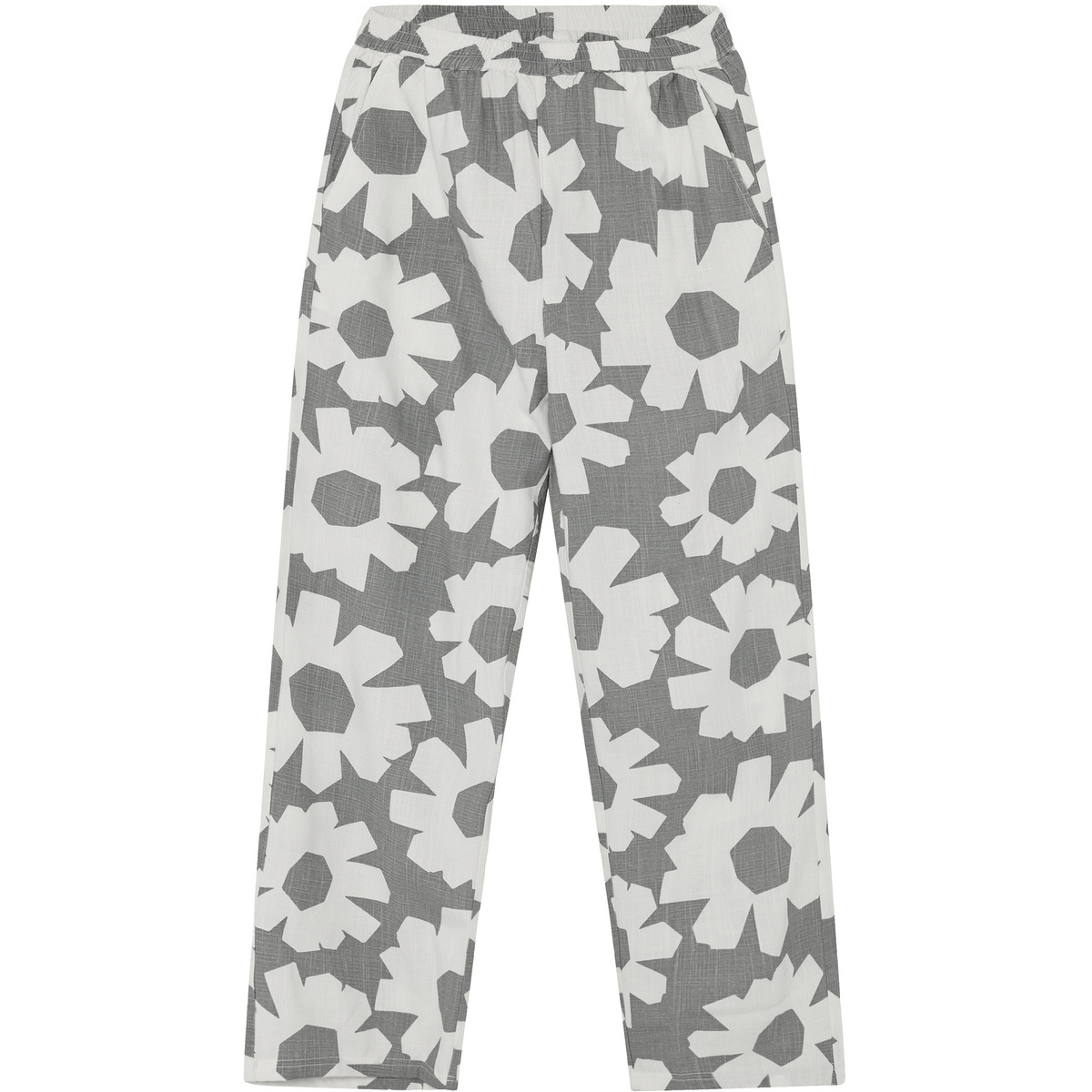 Image of KnowledgeCotton Apparel Donna Pantaloni Posey Linen-Mix Printed