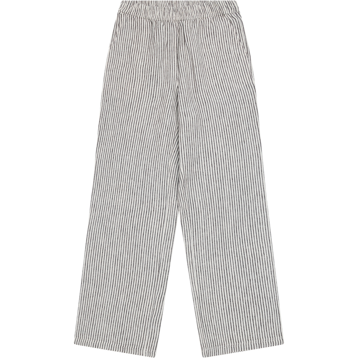 Image of KnowledgeCotton Apparel Donna Pantaloni Posey Linen Stripe