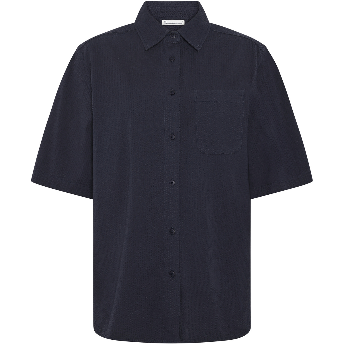 Image of KnowledgeCotton Apparel Damen Seersucker Bluse